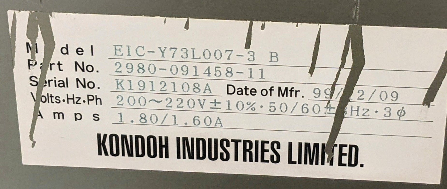 Used TEL Act 8 Part PRA/Spinner FFU's