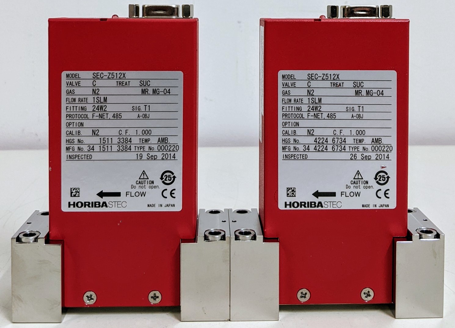 Used HORIBA STEC - (TEL Tokyo Electron) Z500 Digital Mass Flow Device