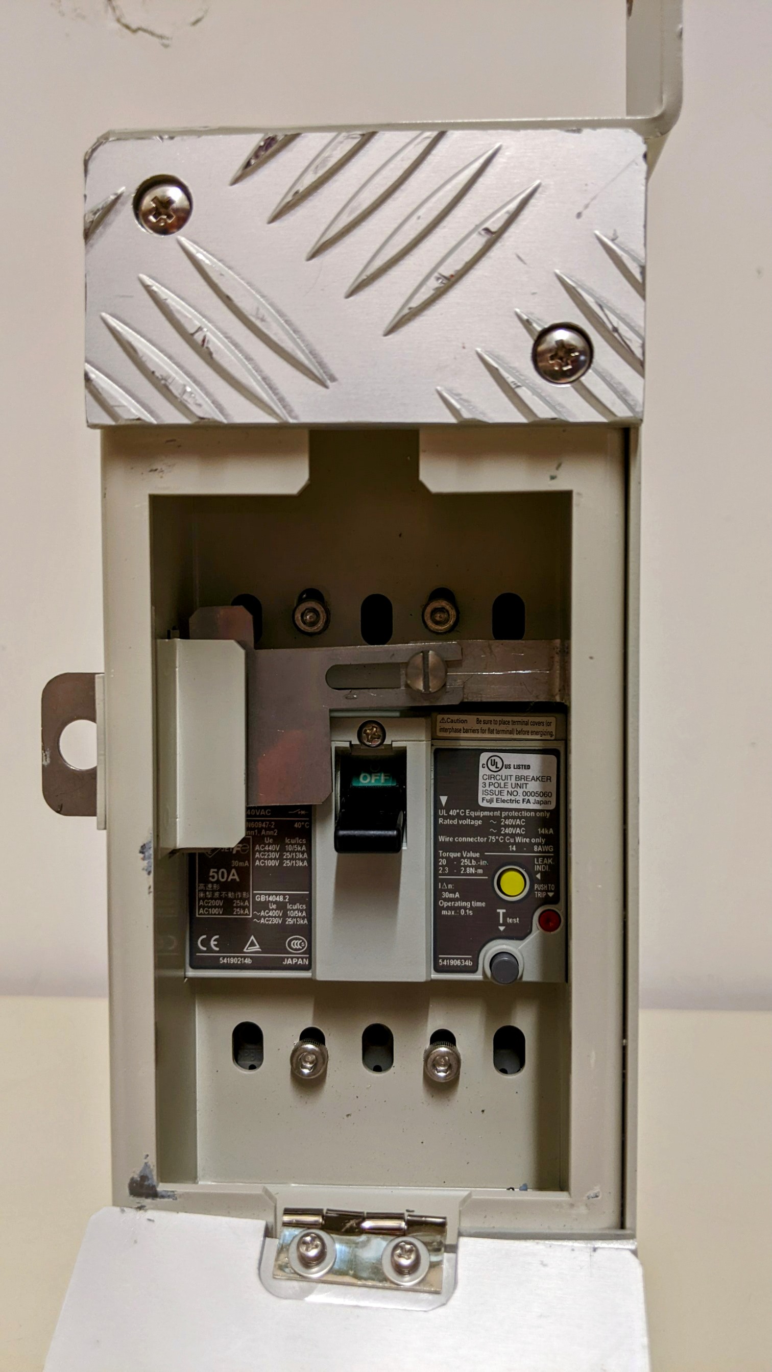 Used TEL High Voltage Breaker Box