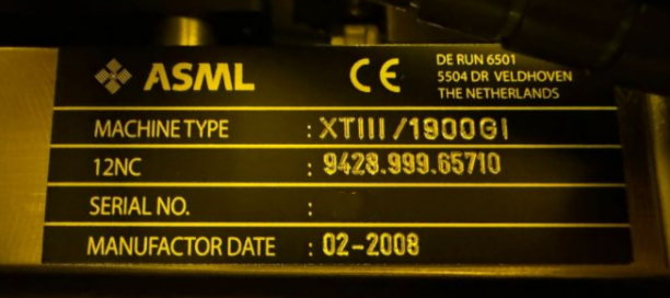Used 2008 ASML XT1900Gi