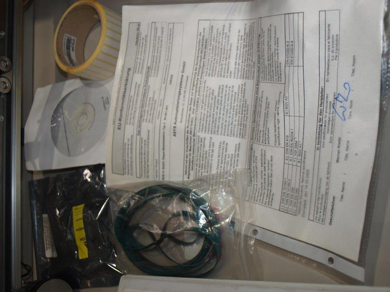 Used ASYS ABA04 Label printer