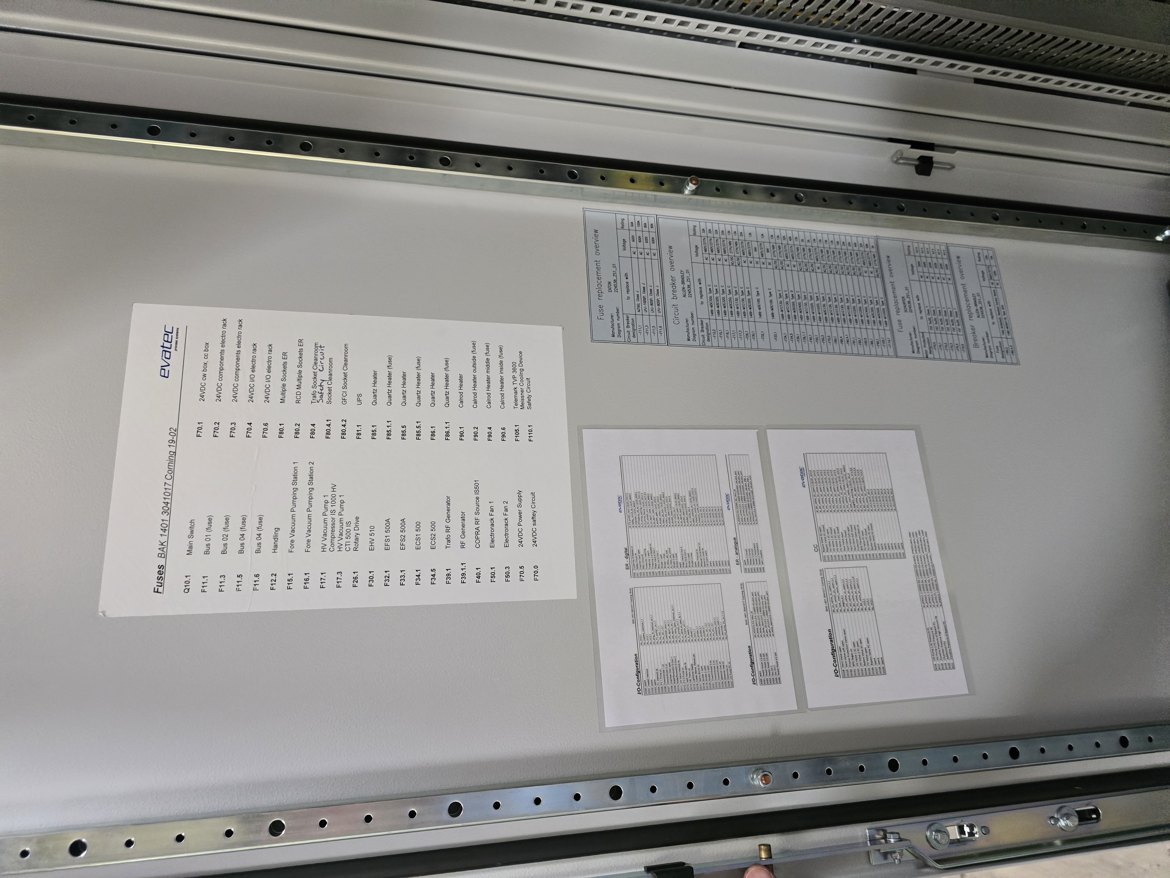 Used EVATEC BAK 1401