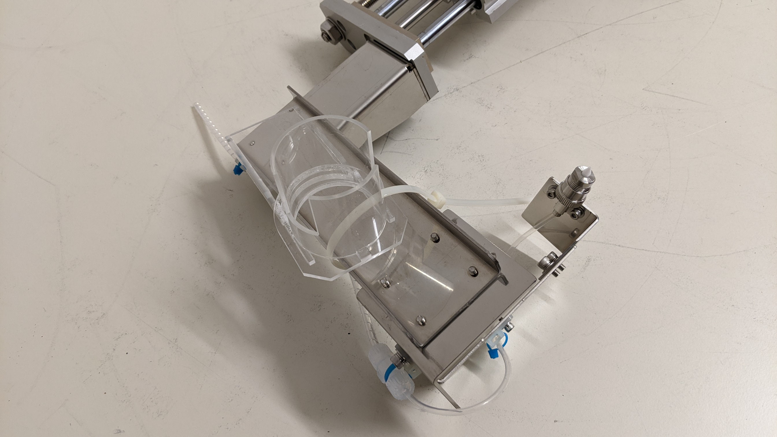 Used SMC & Oriental Motor Co., Ltd. MGP Compact Guide Cylinder / VEXTA 5 Phase Stepping Motor