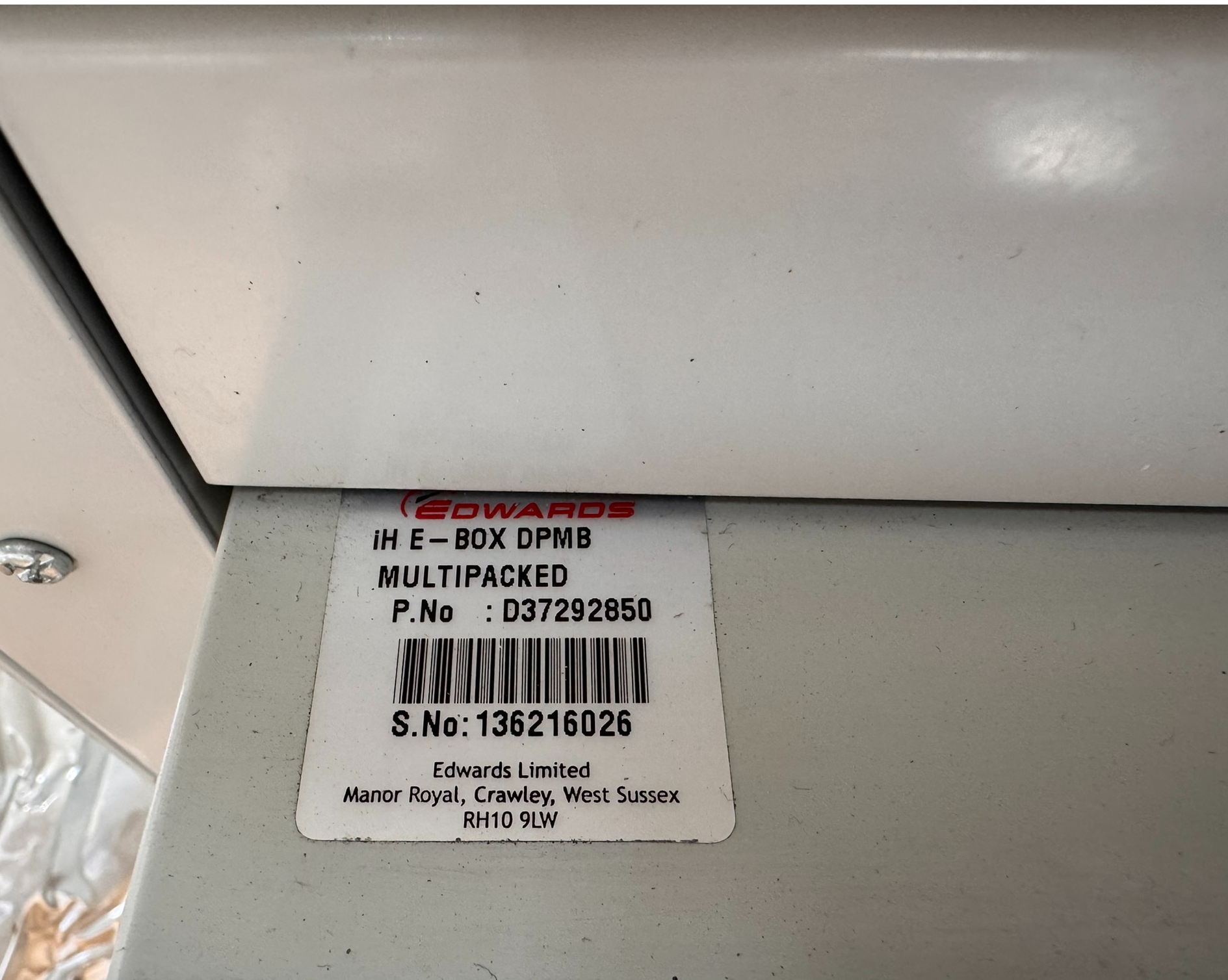 Refurbished Edwards IH1000 Vacuum Pump