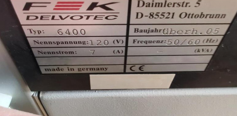 Used F&K Delvotek G 4 6400 Deep Access Bonder