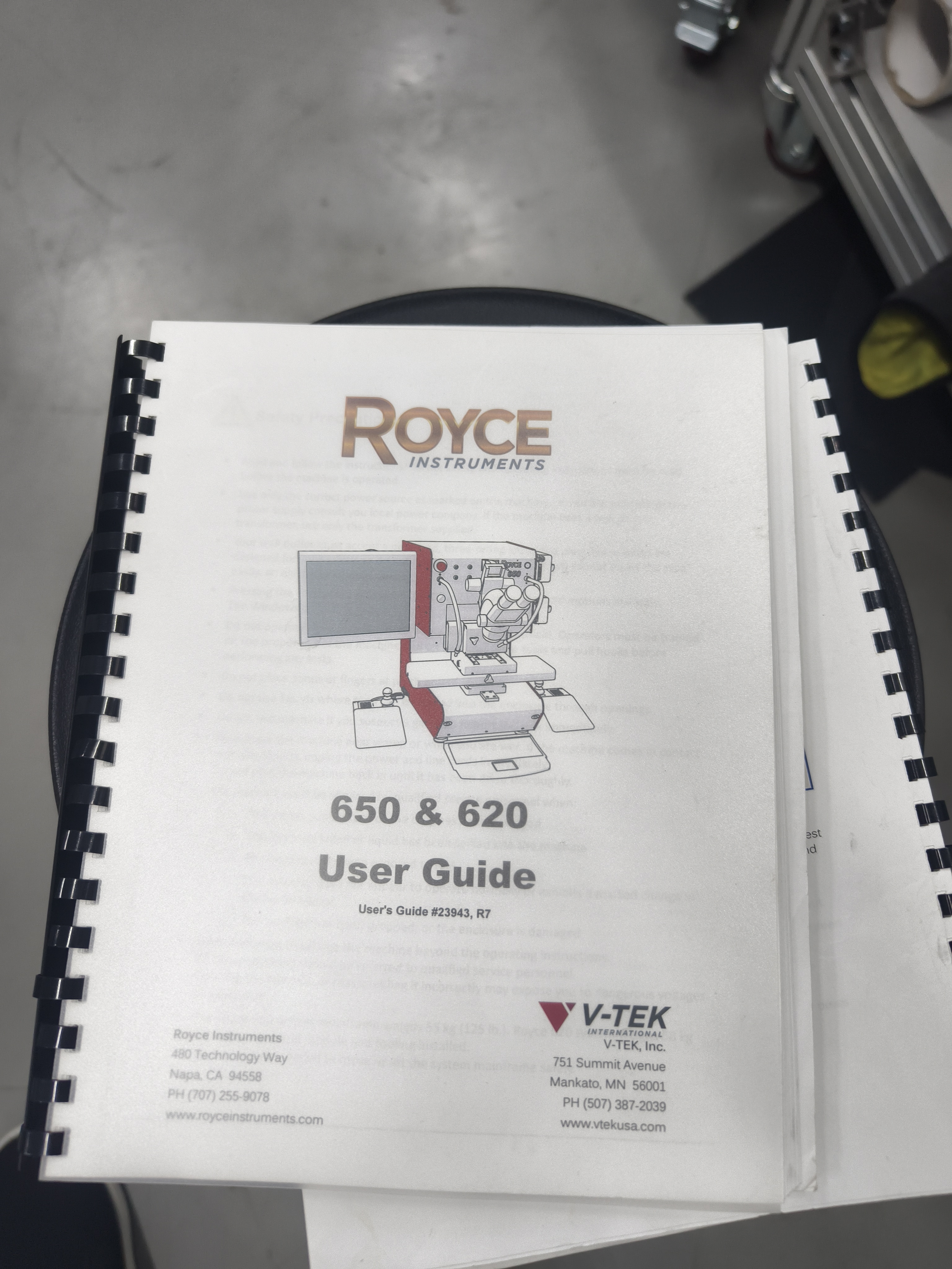 Used 2017 Royce  650  Bond Tester