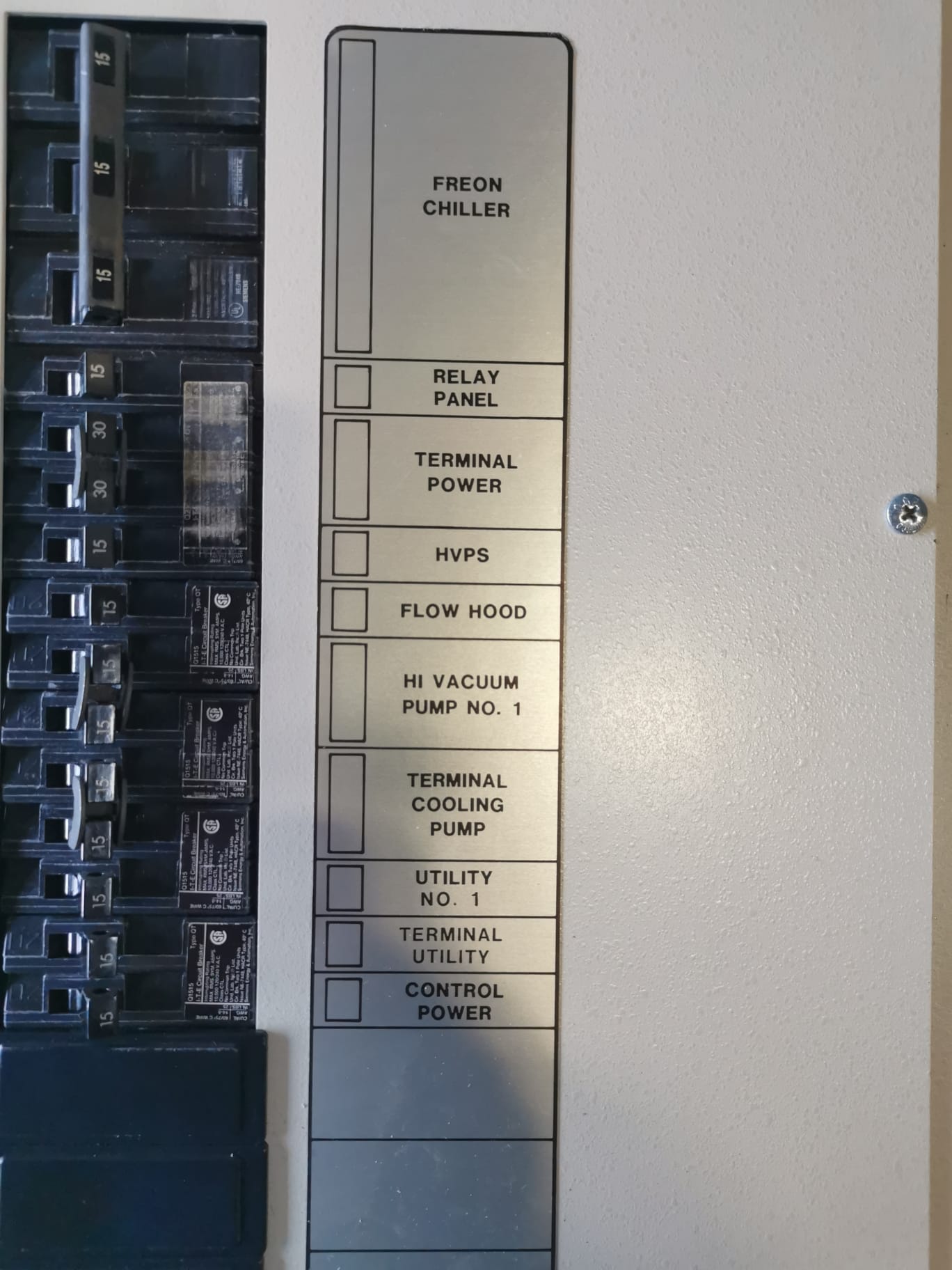Used Eaton Nova 6200AV Power switch panel