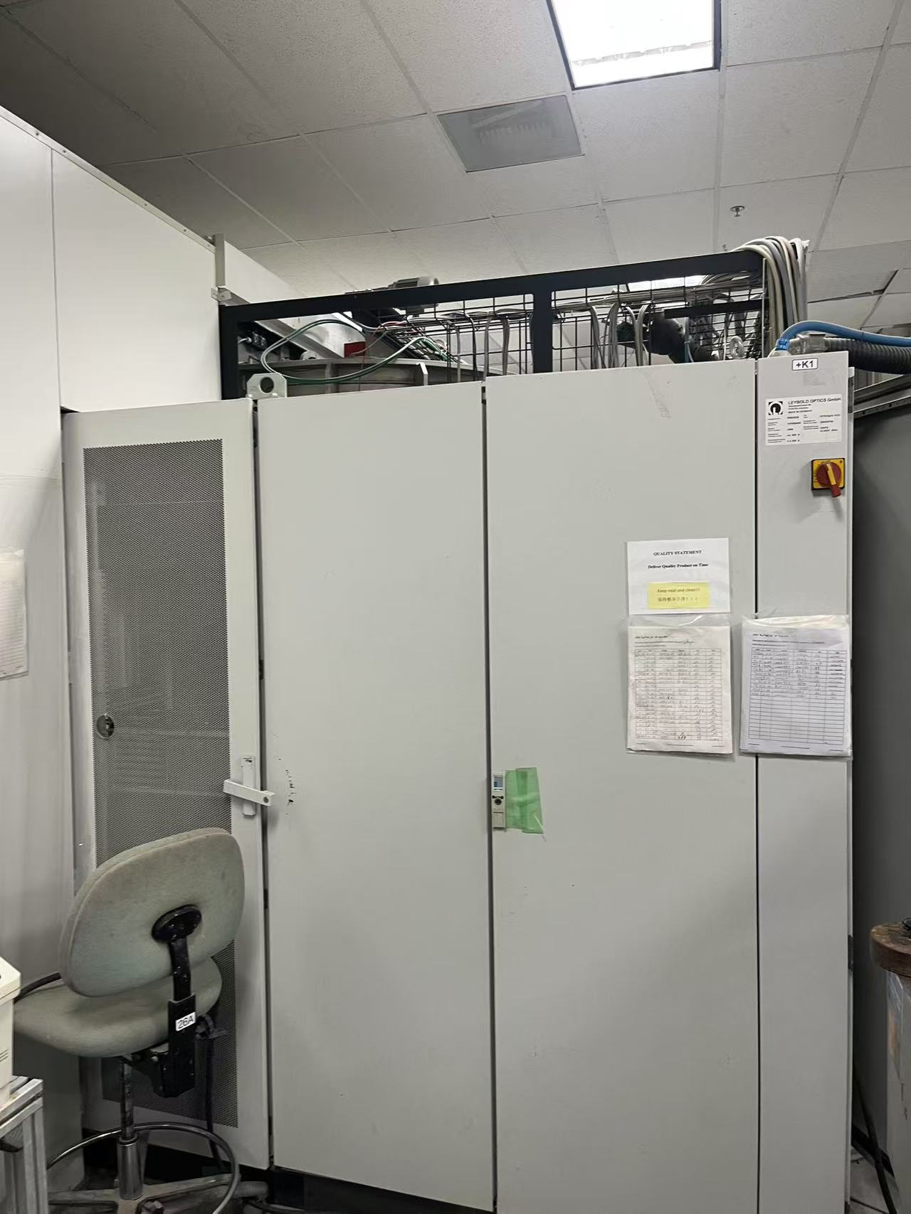 Used Leybold Optics SyrusPro 1510 Double APS Evaporator System