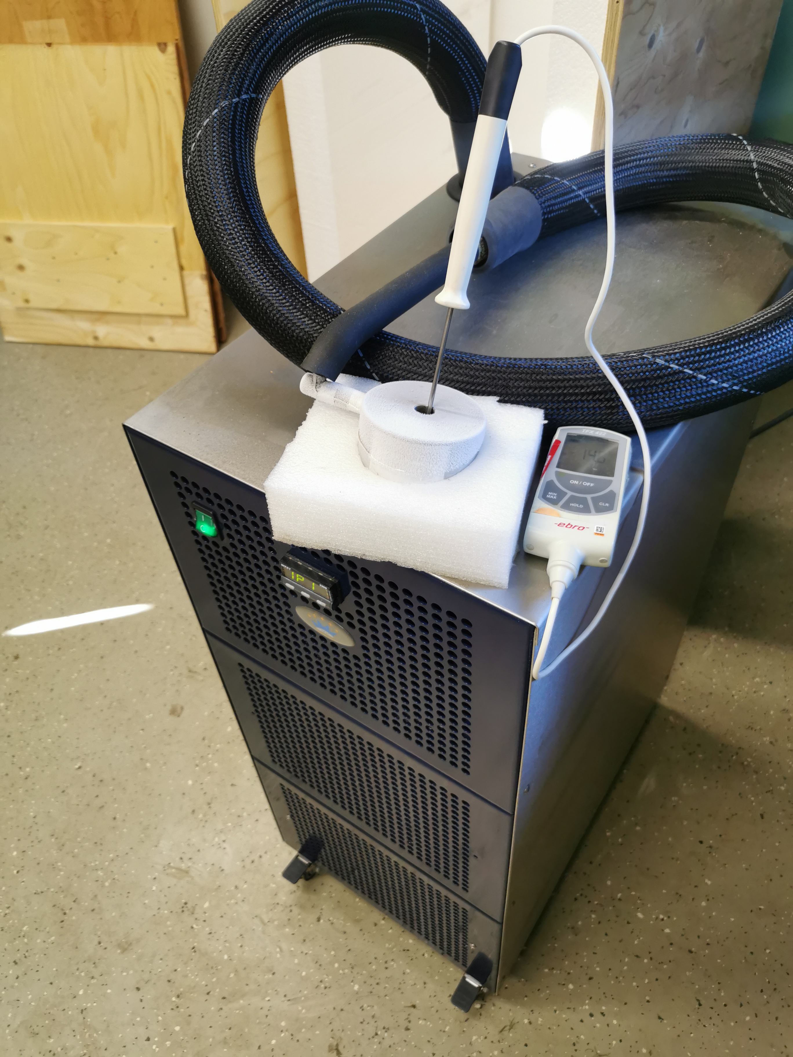 Used Perkin Elmer ULSP125 DHS 3 Stage IntraCooler III for Pyris Diamond DSC-125 °C