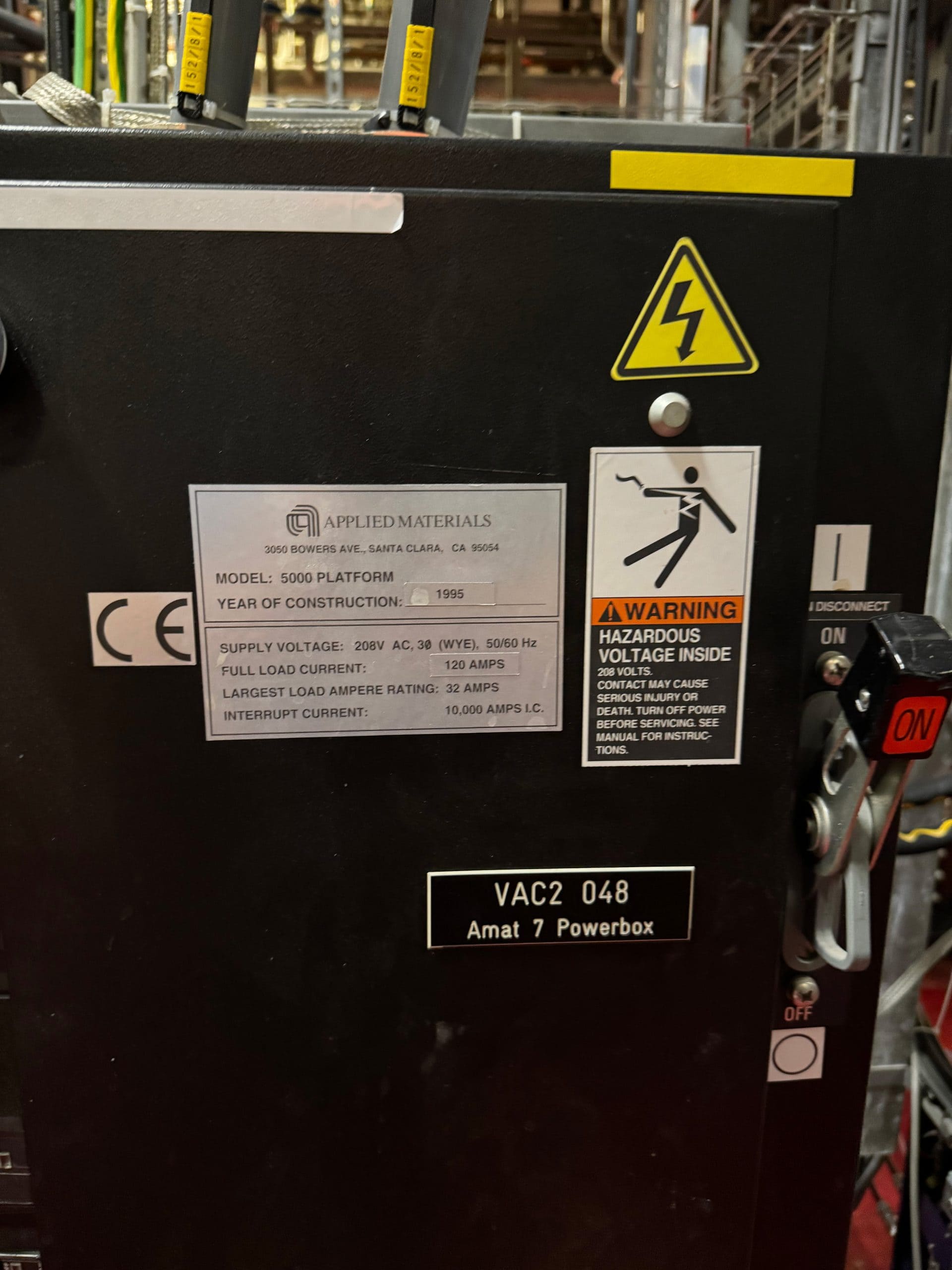 Used 1995 AMAT P5000