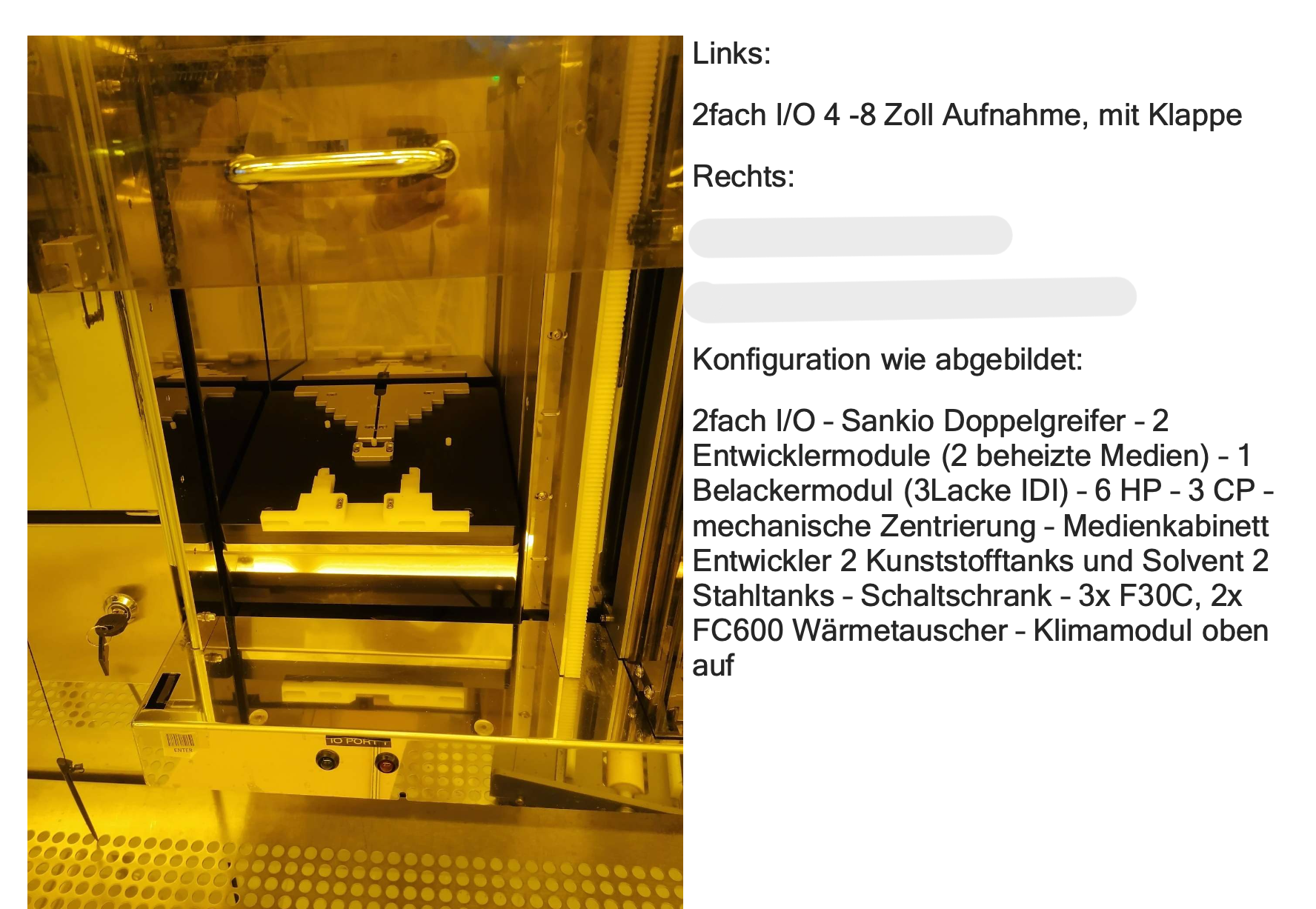 Used Karl Suss Gamma