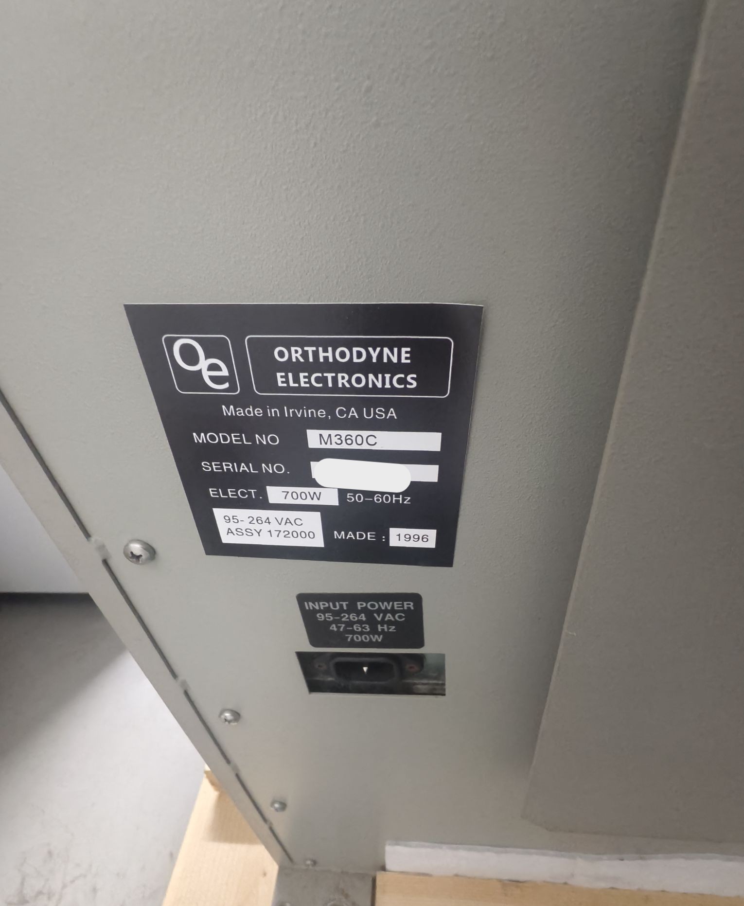 Used Orthodyne OE M360C