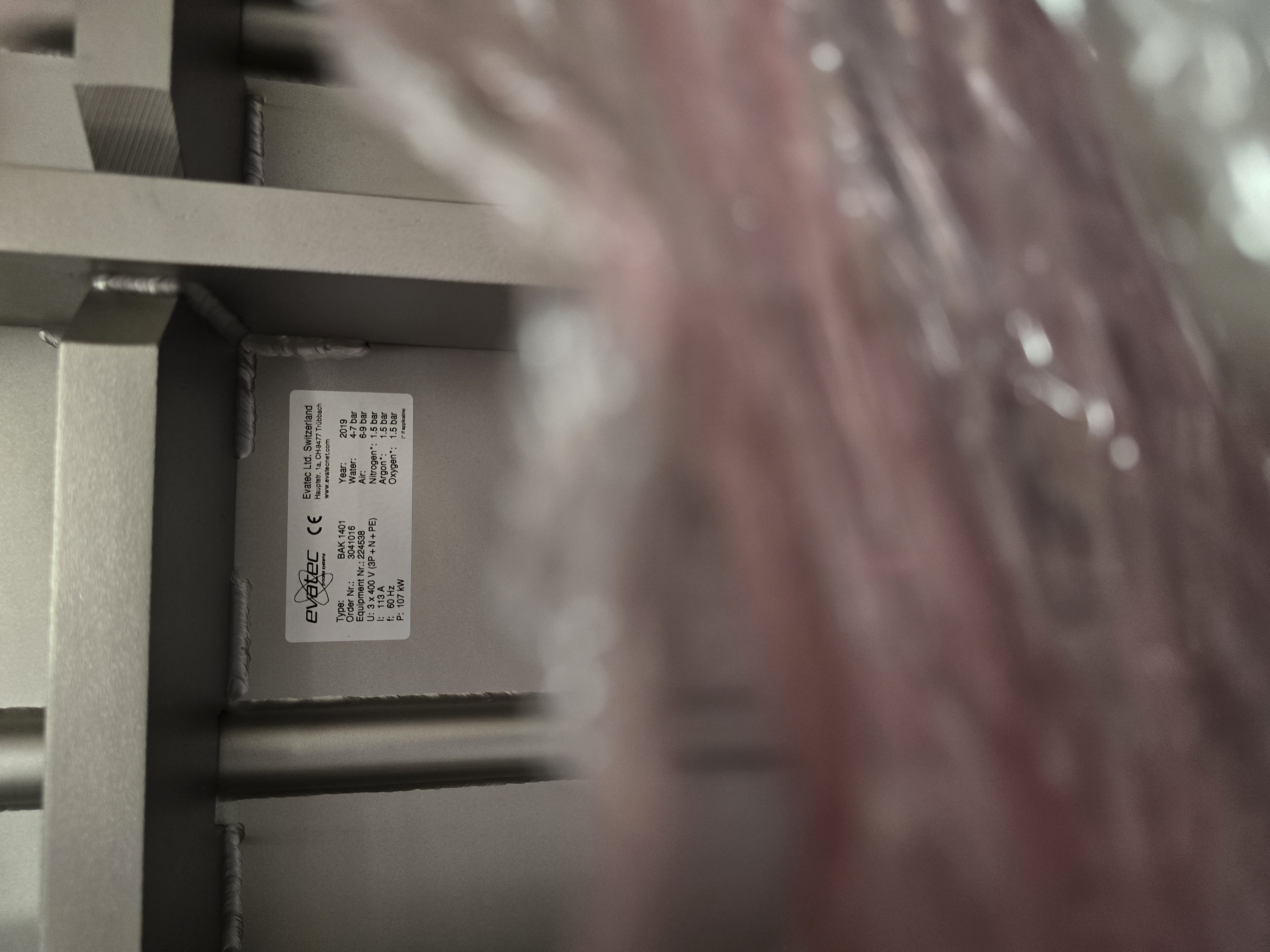 Used EVATEC BAK 1401