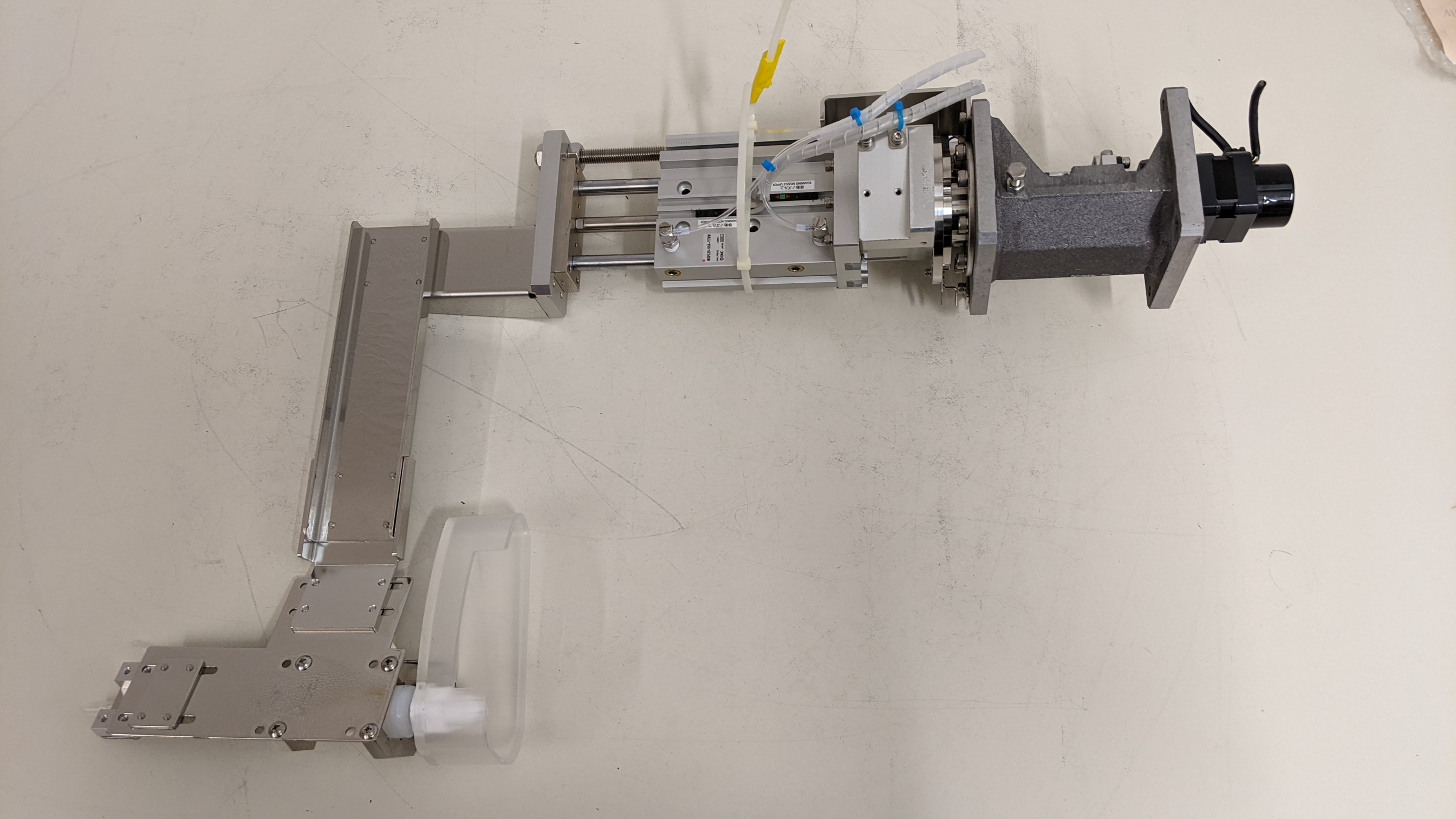 Used SMC & Oriental Motor Co., Ltd. MGP Compact Guide Cylinder / VEXTA 5 Phase Stepping Motor