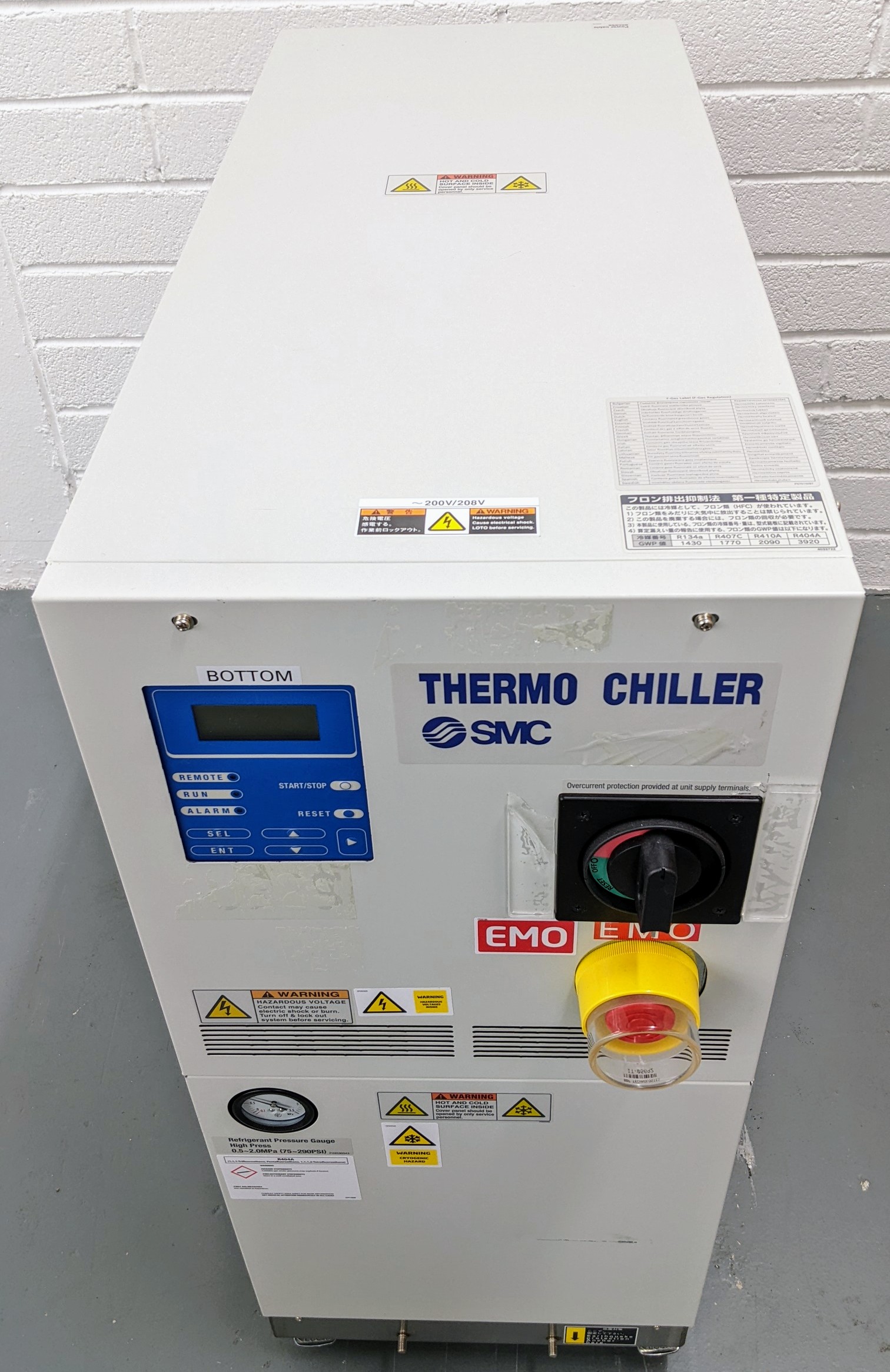 Used SMC Corporation Chiller
