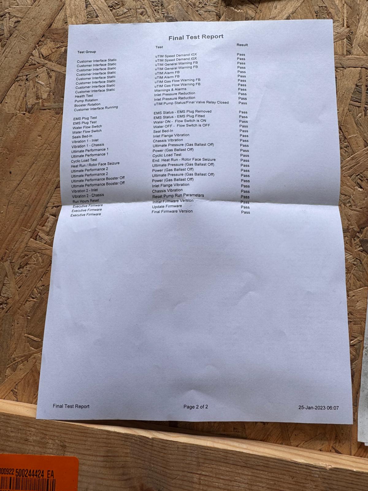 Refurbished Edwards IGX600L Vacuum Pump