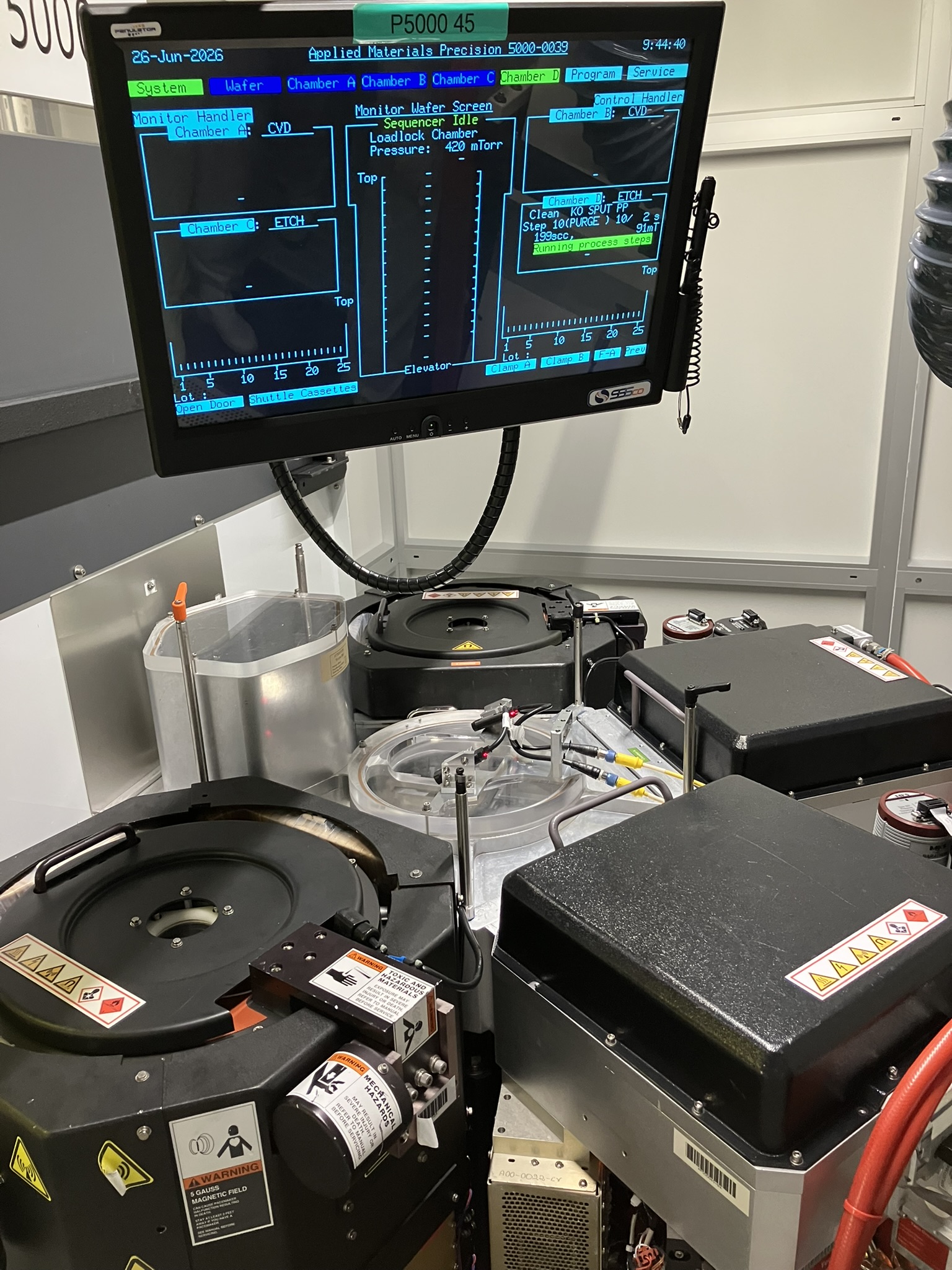 Used 1996 AMAT P5000 45 ETCH / CVD TEOS