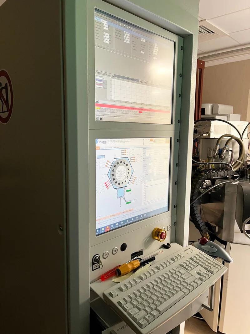 Used 2015 Evatec Radiance RAD BPM 3 Optic Sputtering System