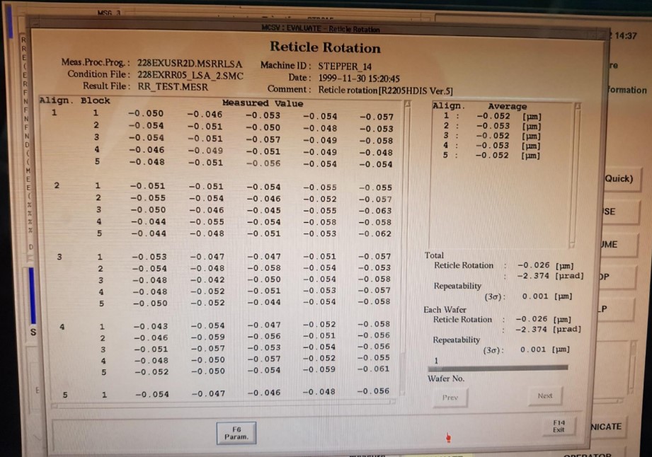 Used Nikon NSR-2205EX14C Stepper 8