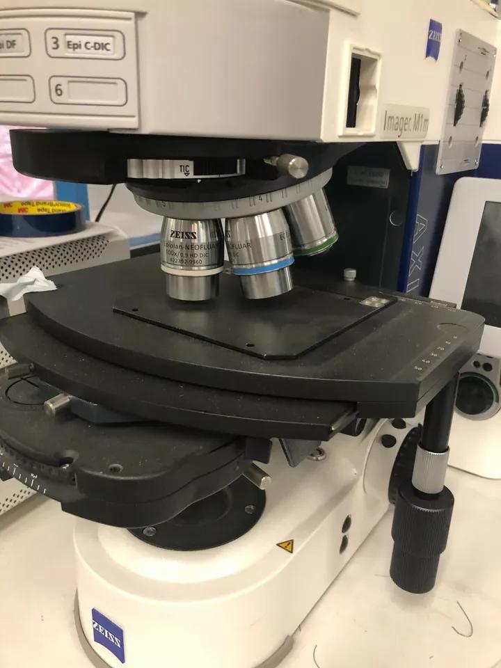 Used CARL ZEISS Micro Imaging Gmbh 37081, Axio Imager.M1m Precision Microscope