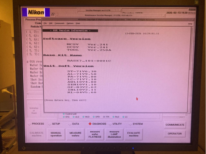 Used 1996 NIKON NSR 2205 i11D