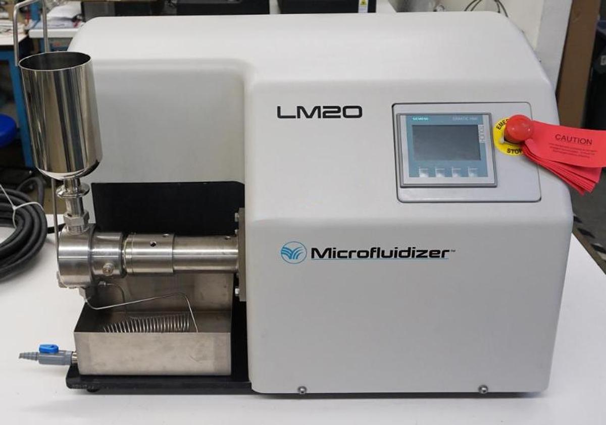 Used 2020 Microfluidics  LM20 micro-fluidizer