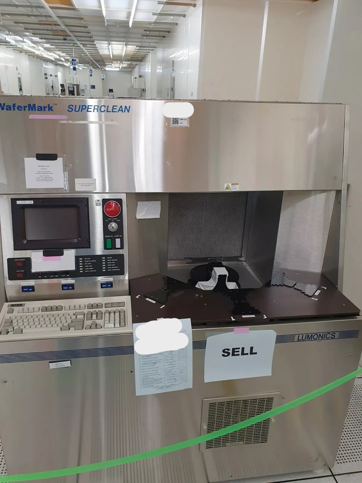 Used Lumonics WMDCS WaferMark Superclean
