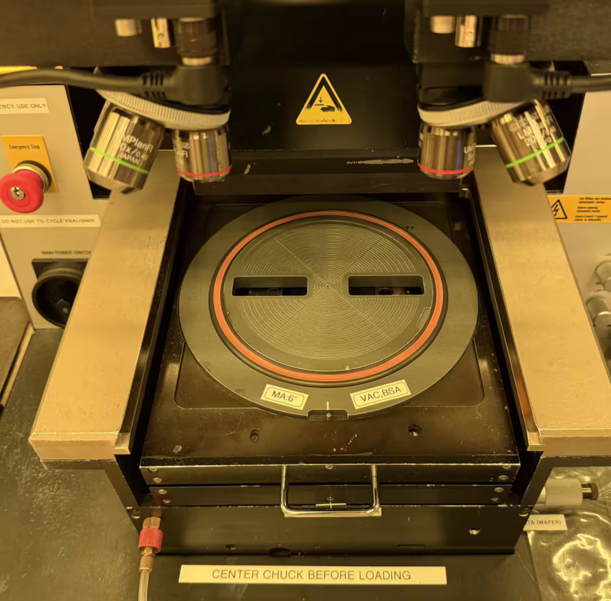 Used 1998 Karl Suss Microtec MA6 BA6 TSA BSA Mask Aligner