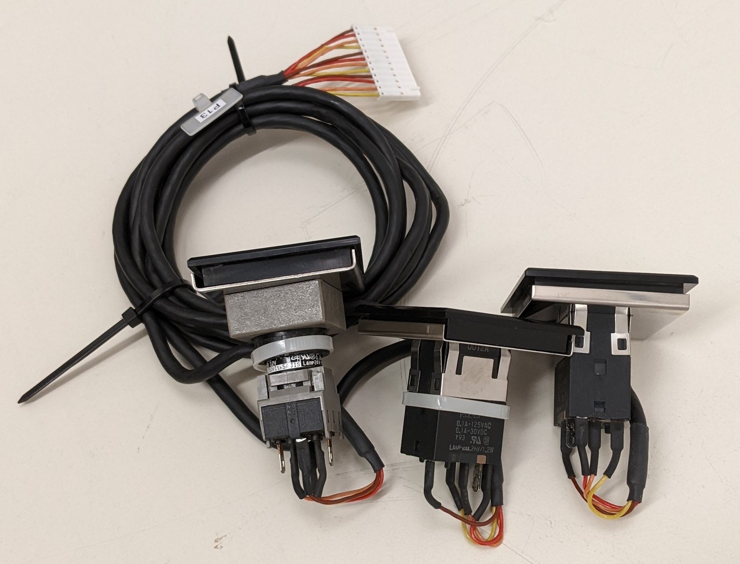 Used TEL Act 8 Part Dev 3-1/3 Spin Stop & Arm Pause Switches