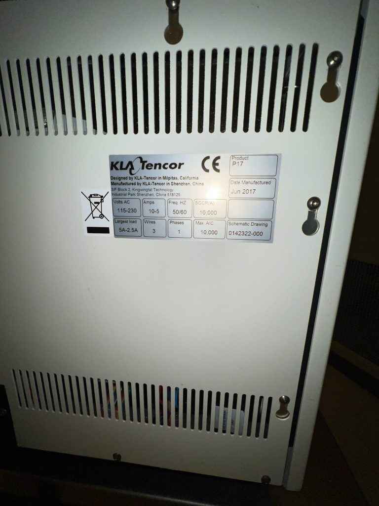 Used KLA  P17  3D Profiler