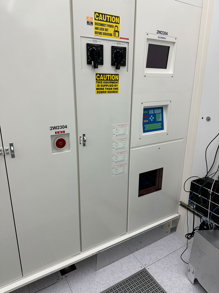 Used DNS Dainippon Screen WS-820L Wet Station