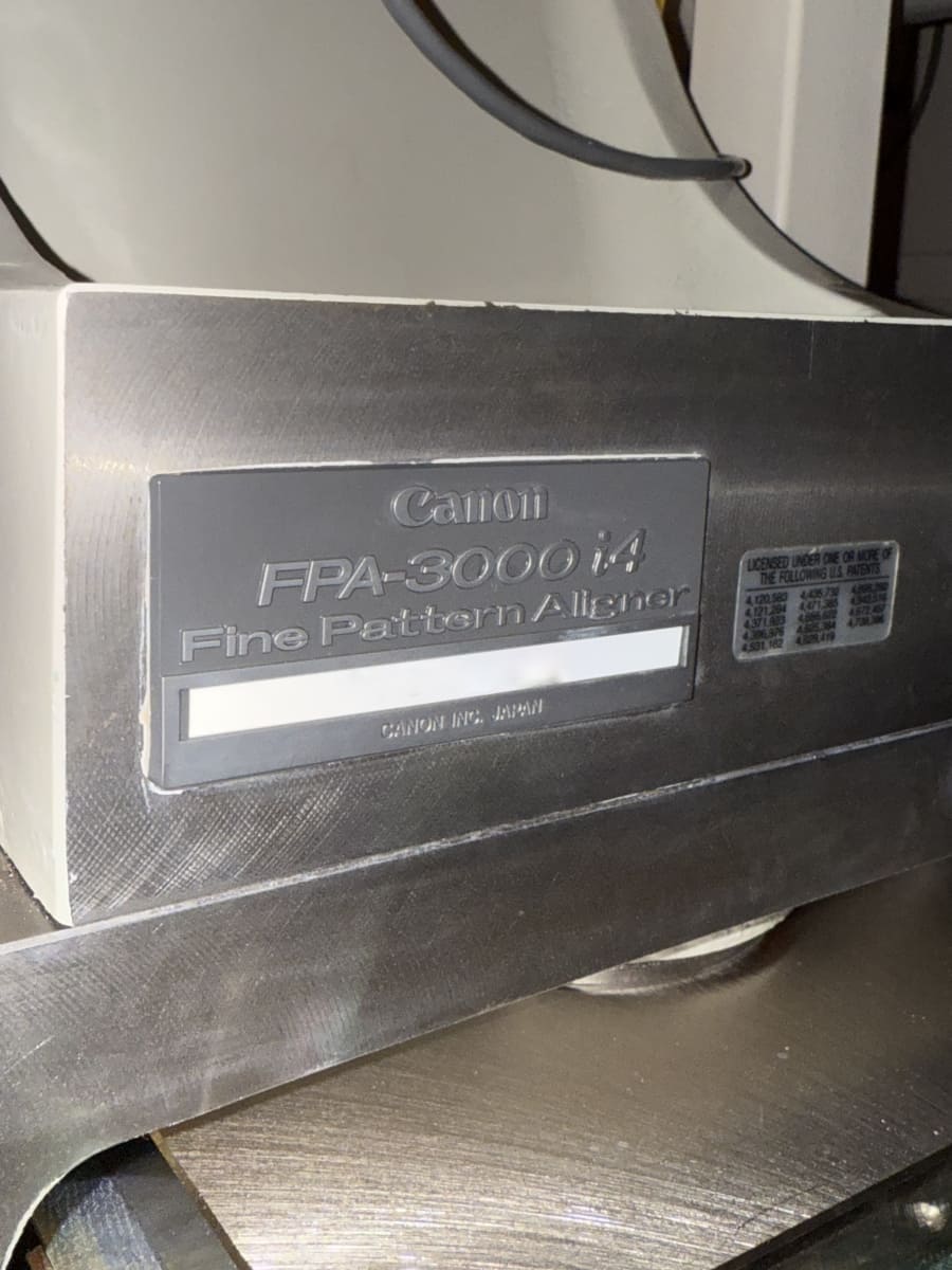 Used 1998 Canon FPA-3000 i4 Stepper