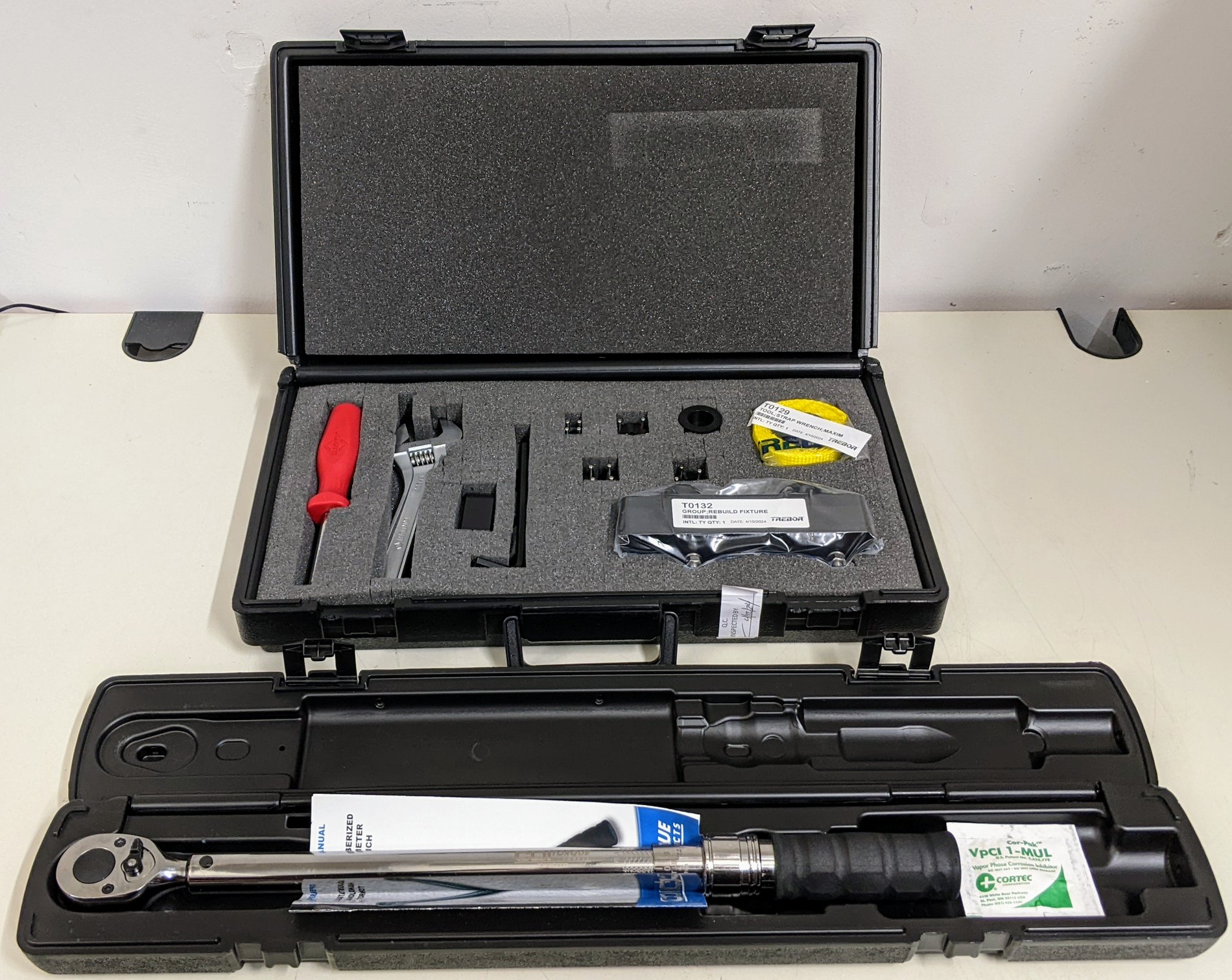 Used Sel-Tek Ltd - Trebor - CDI Torque Pump Tool Kit - TREBOR, PUMPS25/50 & Ajustable Micrometer Torque Wrench