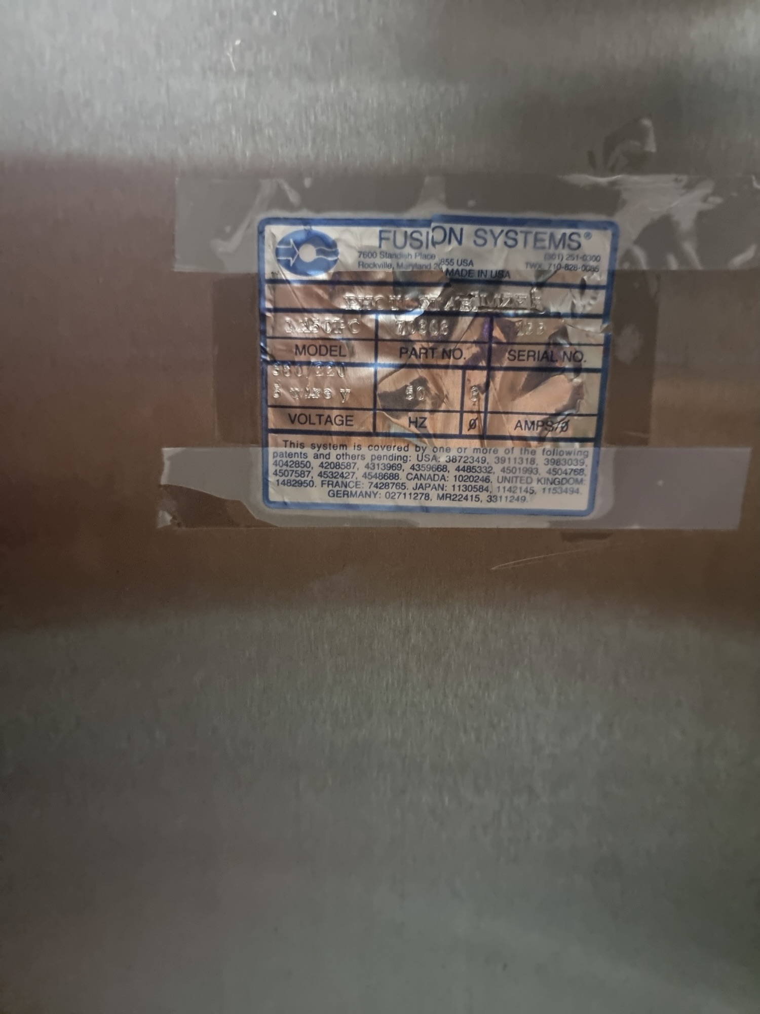 Used Axcelis  M150PC