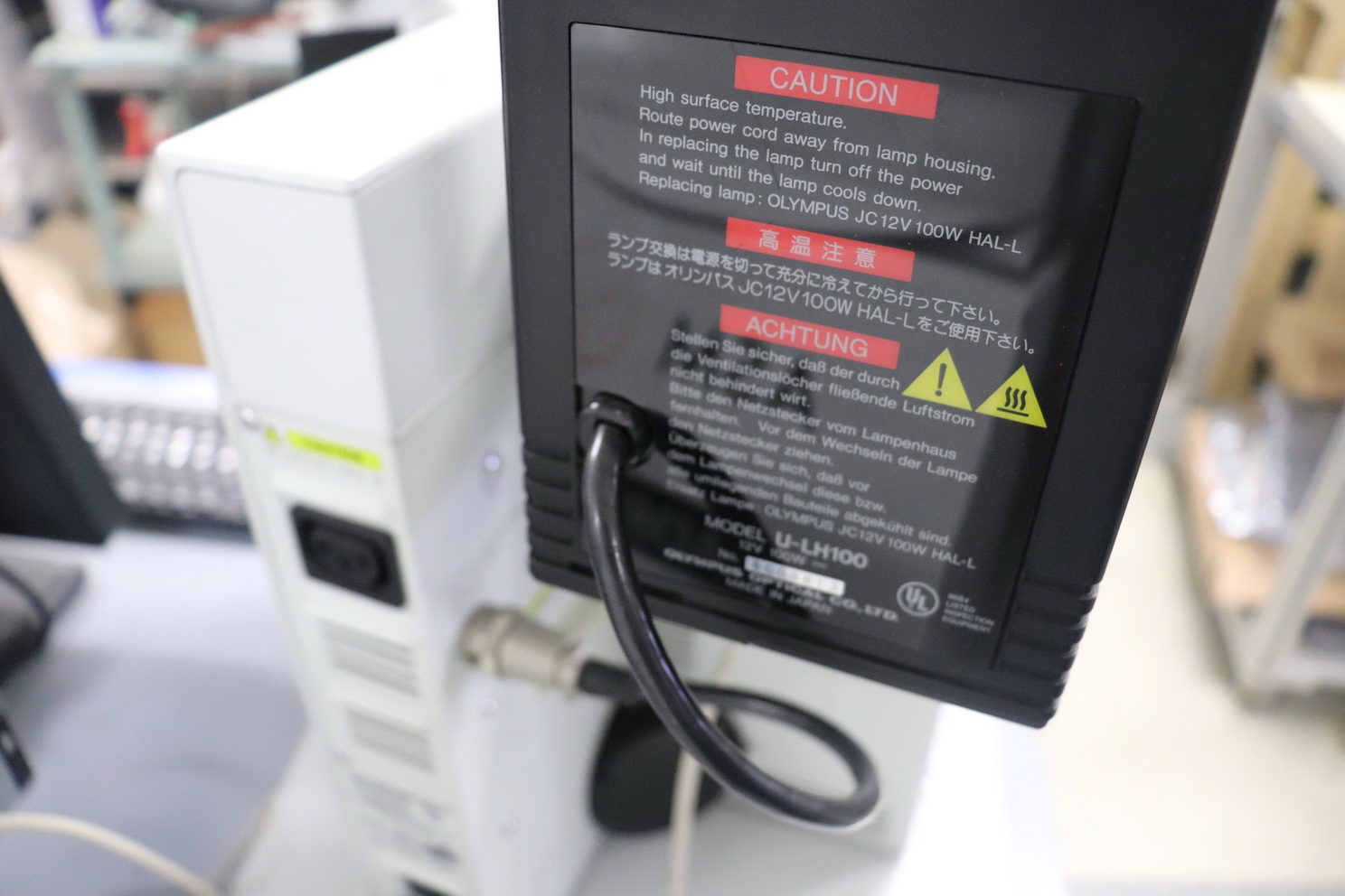 Used OLYMPUS BX60MF5 Trinocular Microscope