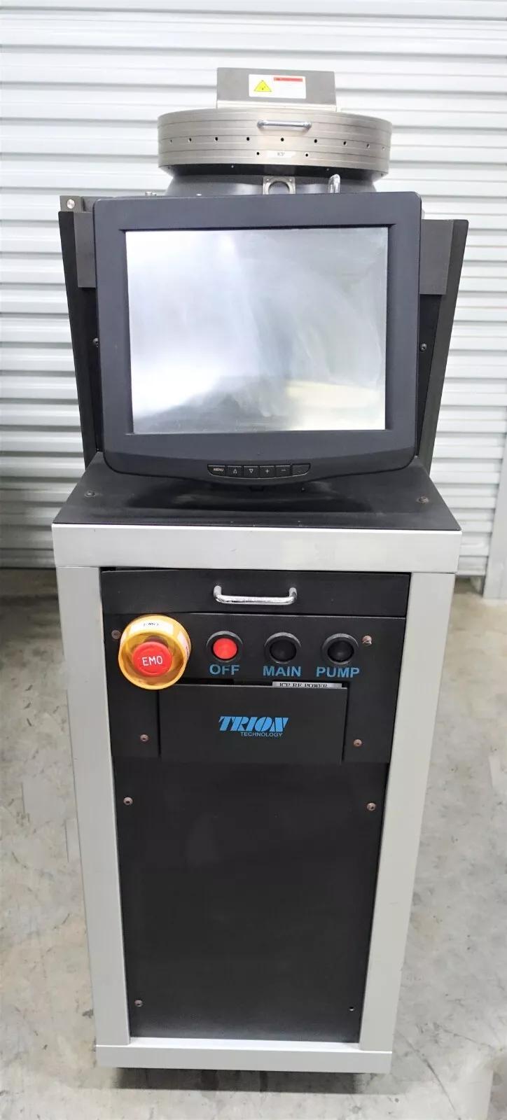 Used TRION PHANTOM II RIE ICP REACTIVE ION ETCHER w INDUCTIVELY COUPLED PLASMA SOURCE