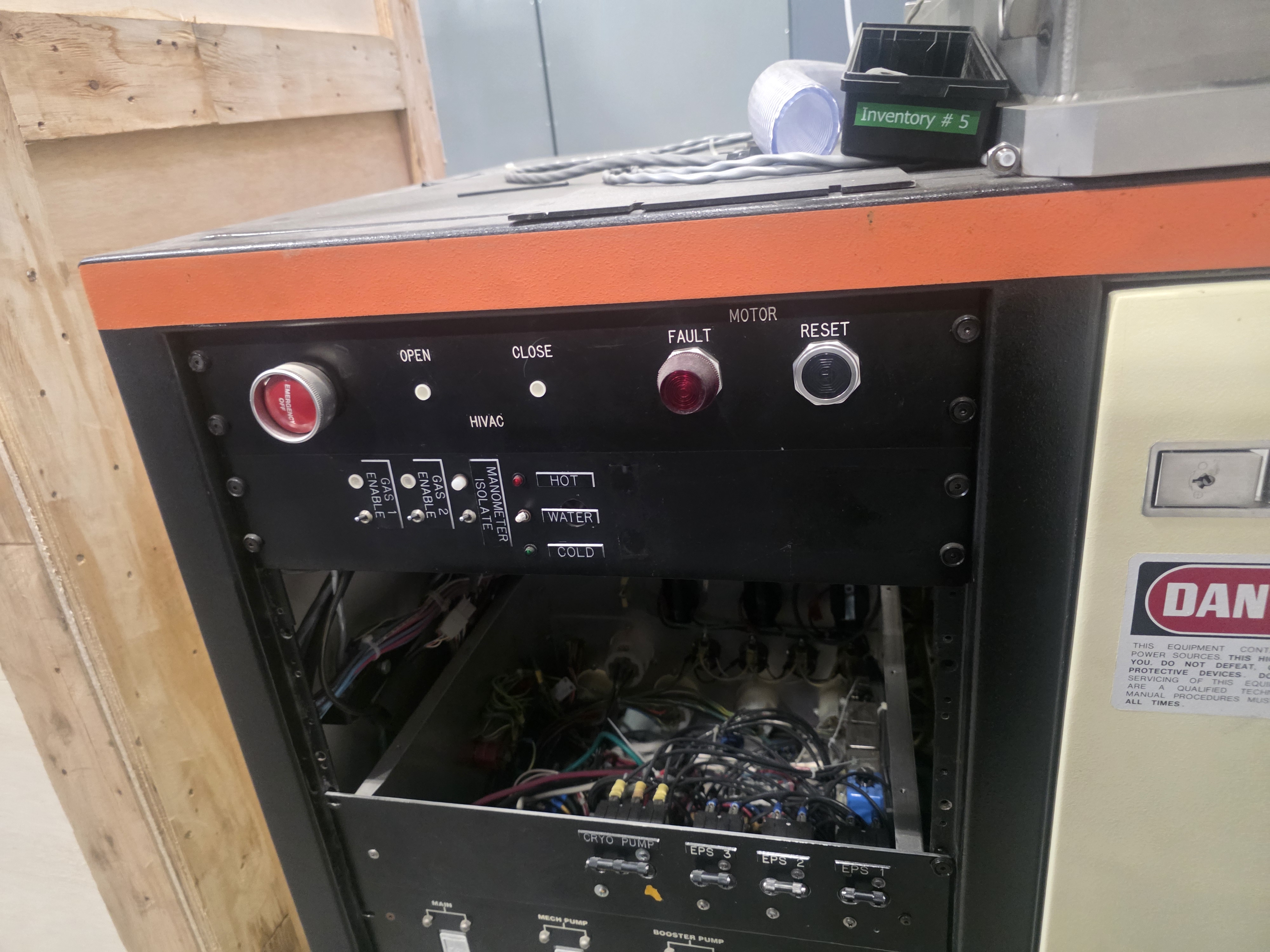 Used Temescal BJD1800 Ebeam Evaporator System