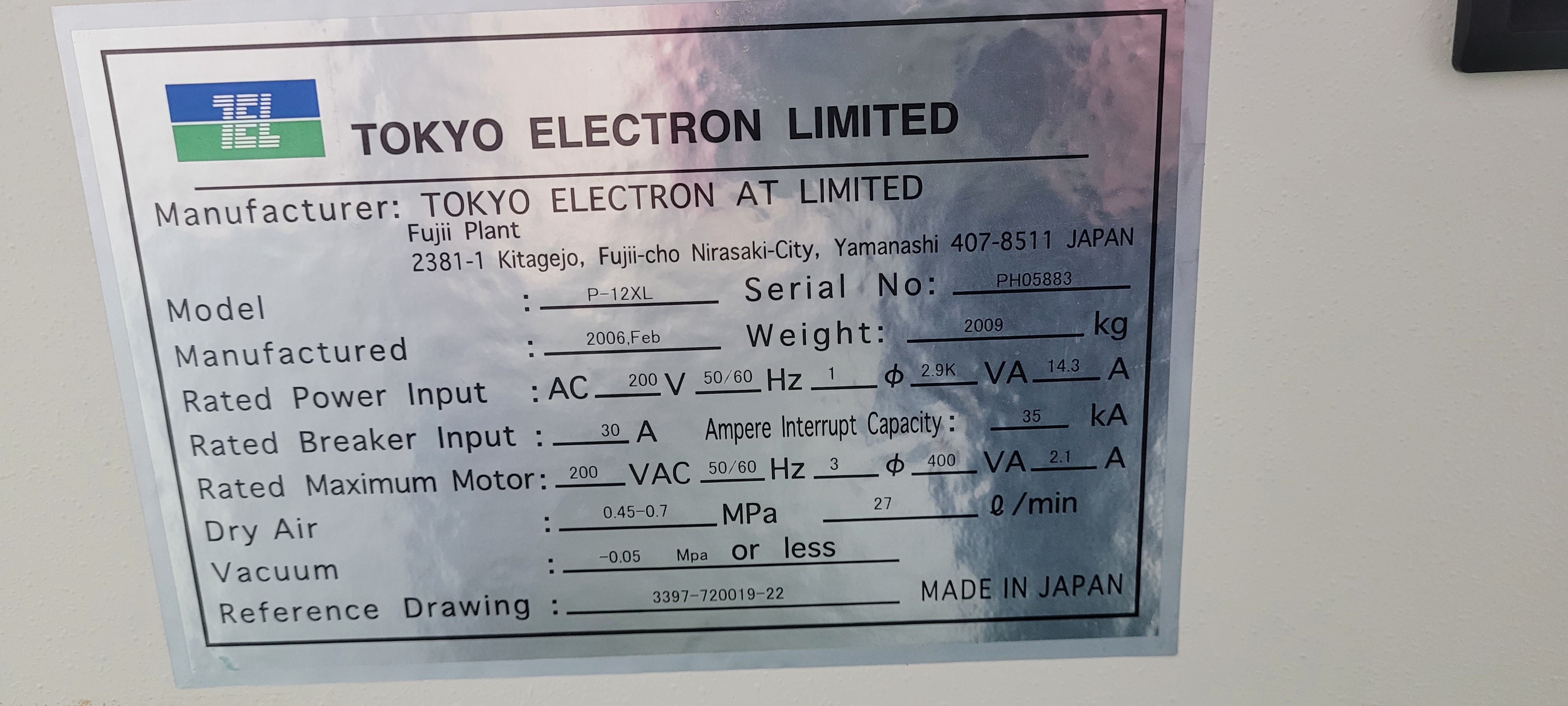 Used 2006 TEL P-12XL