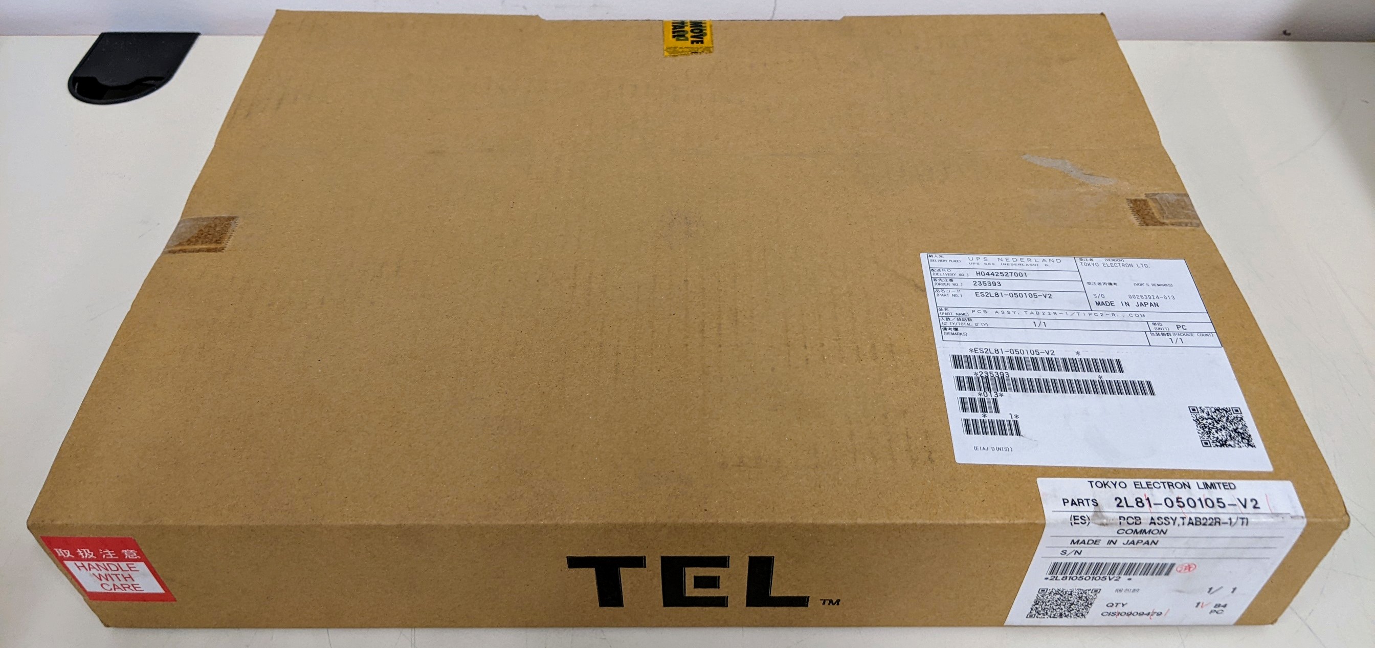 Used TEL PCB ASSY,TAB22R-1/TIPC2-R..COM