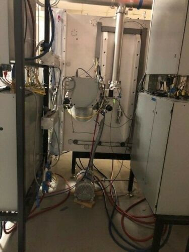 Used Sencera In-line Sputter 6 target large panel DC power supply vacuum & Turbo pump