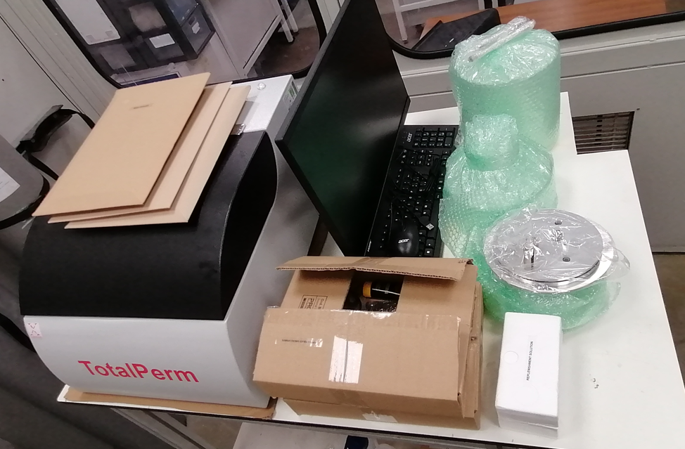Used Permtech TotalPerm and PermeH2 Gas Permeability Analysis System