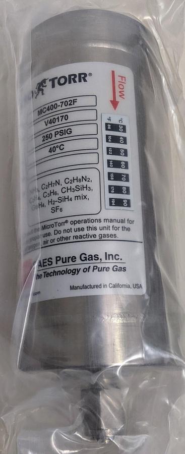 Used Saes Pure Gas Inc. NH3/DMA LUTZENBOX CARTRIDGE
