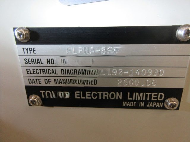 Used TEL ALPHA-8SE Oxide