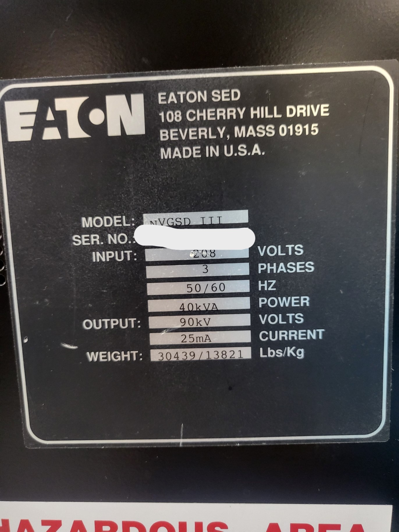 Used Axcelis NV-GSD III