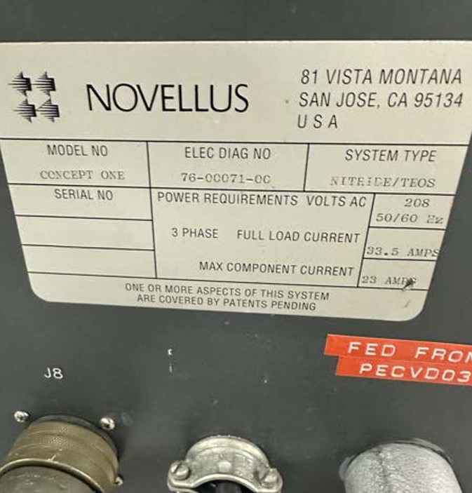 Used Novellus C1 Dielectric