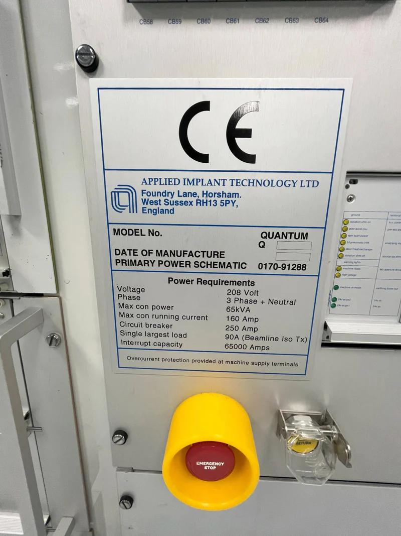 Used 2006 AMAT Quantum 120 Leap Implanter