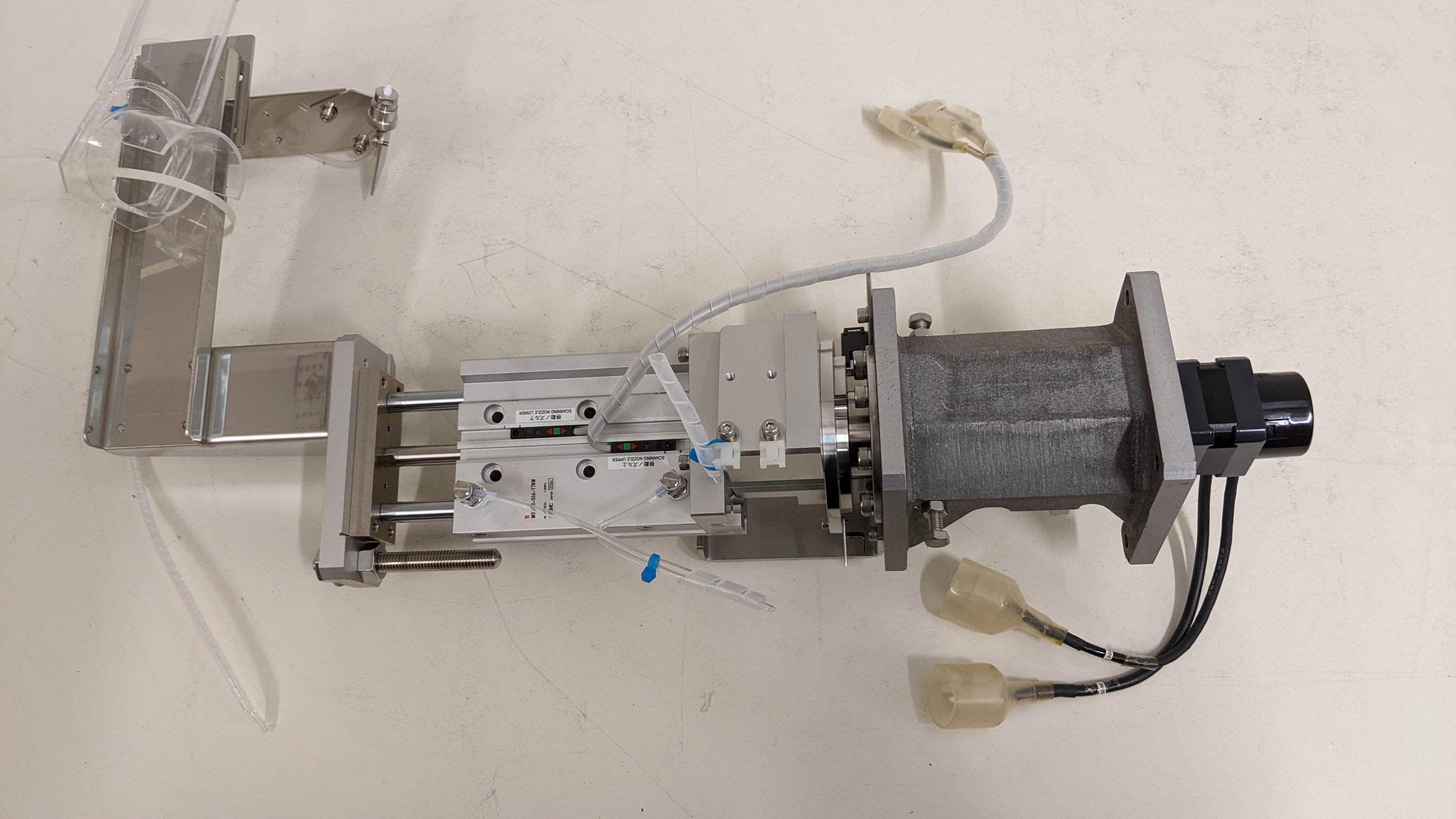 Used SMC & Oriental Motor Co., Ltd. MGP Compact Guide Cylinder / VEXTA 5 Phase Stepping Motor