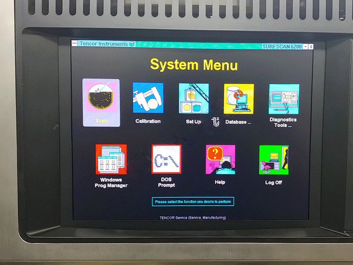 Used 1994 KLA Surfscan 6200 Particle Counter