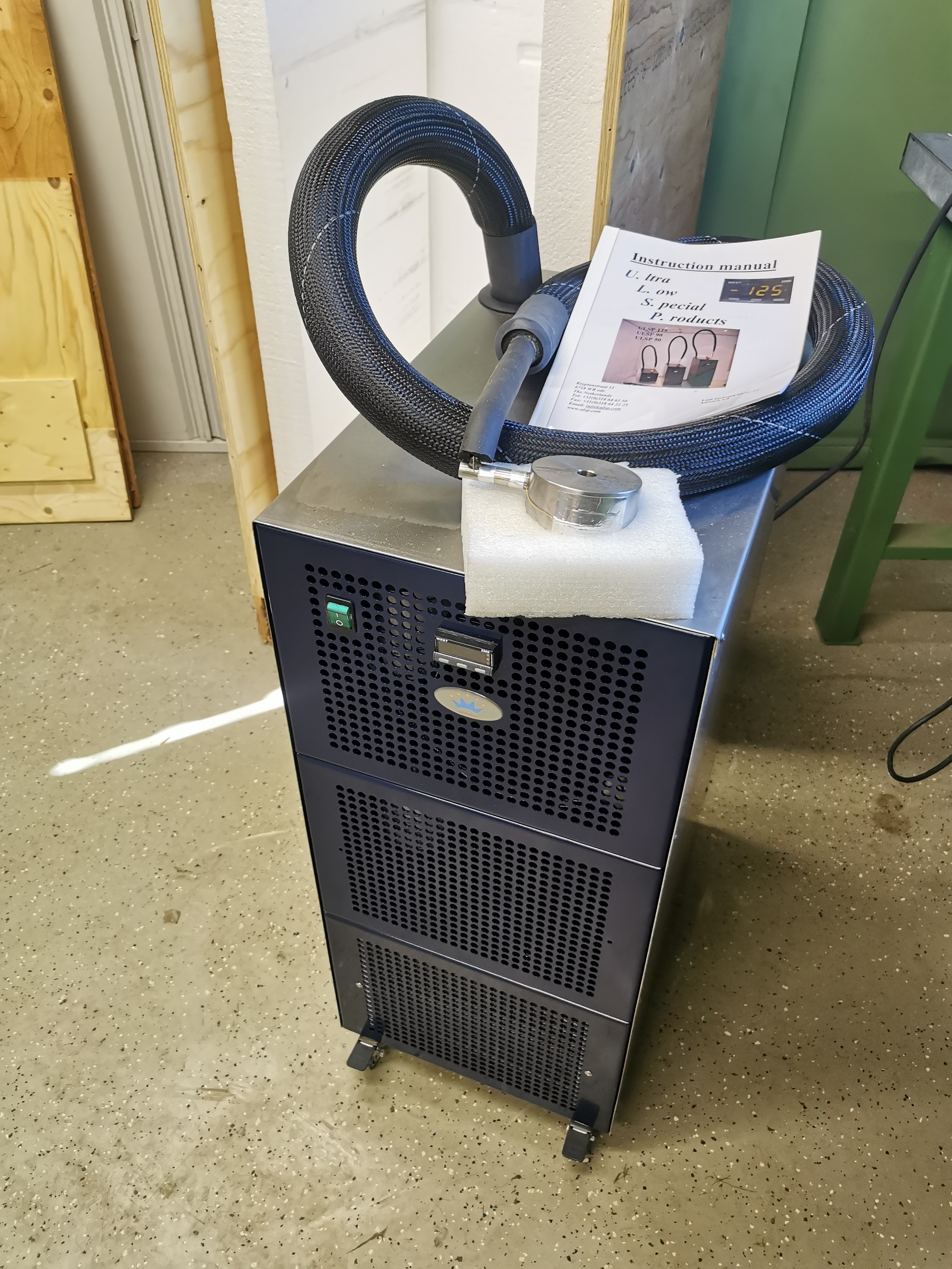 Used Perkin Elmer ULSP125 DHS 3 Stage IntraCooler III for Pyris Diamond DSC-125 °C