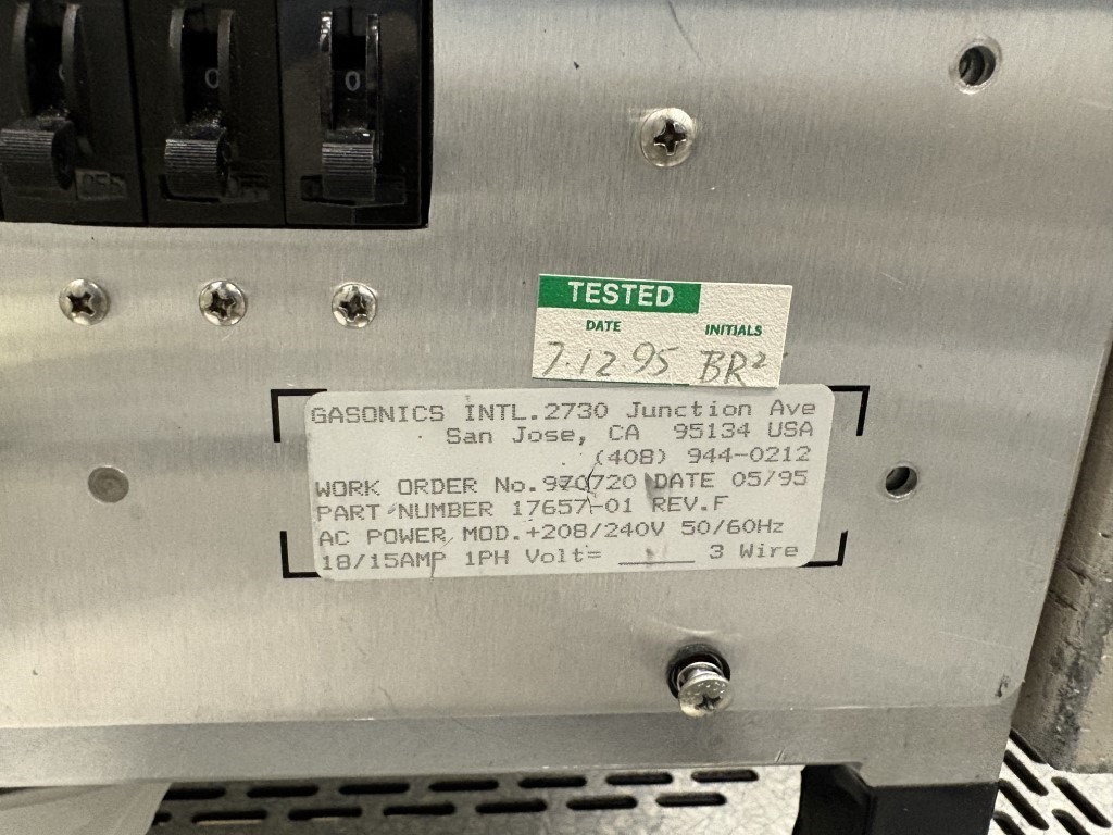 Used 1995 Gasonics L3510 - 150mm Asher